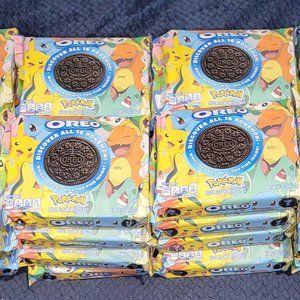 Four x Pokemon 2021 OREO Limited Edition Cookies Sealed